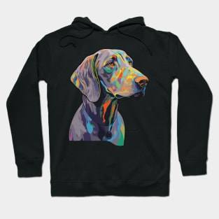 Weimaraner Dog Art Hoodie